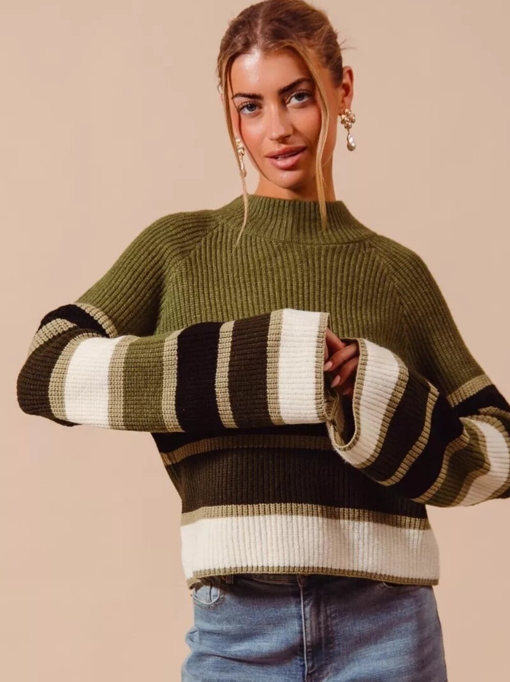 Eden Mock Neck Sweater